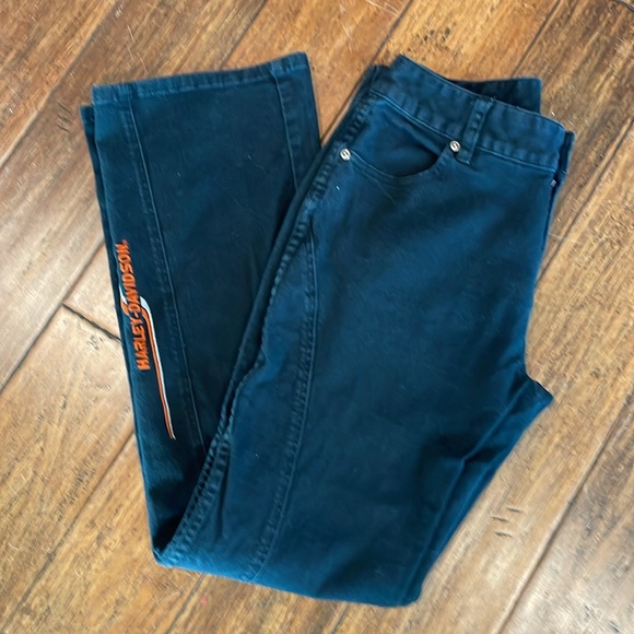 Harley-Davidson Pants - Harley Davidson Black Racing Pants